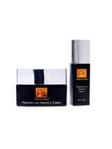 2-Piece Platinum Lux Vitamin C Cream &amp; Serum Set - £159.49 GBP