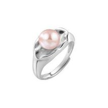 925 Sterling Silver Pearl Rings Jewelry - Luxury 18K Gold-Plated Adjusta... - £24.72 GBP