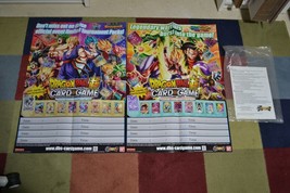 Dragon Ball Z Poster Lot 28x20 Goku Poster Trading Card Game Saiyan Mira... - $6.84