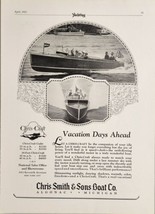 1927 Print Ad Chris Smith &amp; Sons Chris-Craft Boats Made in Algonac,Michigan - £19.38 GBP