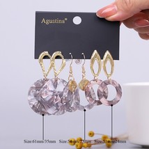 Agustina green set earrings fashion jewelry drop earrings women long earrings re - £10.50 GBP