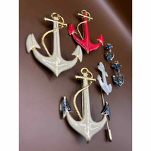 Lot of 5 Anchor Brooches and 1 Hat Pin - £27.66 GBP