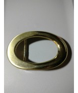 3&quot; Gold Tone Oval Belt Buckle - $8.20 CAD