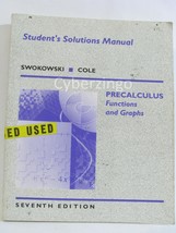 Students Solutions Manual Precalculus Functions And Graphs Vintage 1994 ... - $10.67