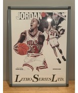 Michael Jordan Litho Series LTD Framed Poster Print Art Premier Edition - $149.34 CAD