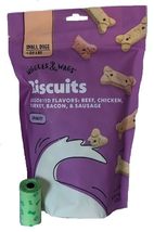 Crunchy Dog Treats. Biscuits Assorted Flavors Beef, Chicken, Turkey, Bac... - $17.79