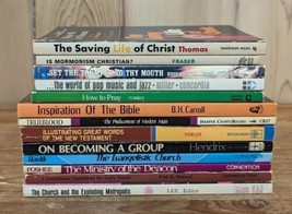Lot Of 13 Vintage Christian Church Paperback Book Lot Deacons Christ Prayer Jazz - £26.11 GBP