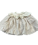 Girls Cream Lace Skirt By Persnickety Size 5 Cotton &amp; Polyester Blend El... - $401.42 MXN