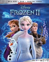 Frozen 2 II Disney Blu ray, DVD, Digital Code New with Slipcover Free Shipping - $10.88