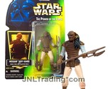 Yr 1996 Star Wars Power of The Force 4&quot; Figure WEEQUAY SKIFF GUARD w/ Fo... - $24.99