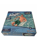 H2O GoFloating Chair Lounger With Cup Holder Adjustable Back Rest 32&quot; Green - $9.47
