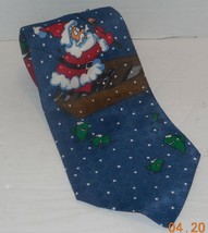 special ties by hallmark 100% silk Tie 58&quot; long 3 1/2&quot; wide iChristmas S... - £7.58 GBP