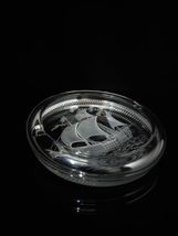 Lalique Santa Maria Crystal Ashtray  Measures 6.75" Diameter image 7