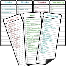 7 PCS Magnetic Dry Erase to Do List White Board 4”x11”, Multifunctional ... - $11.43