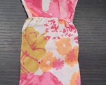 Vintage HANDMADE Barbie Clone Doll Outfit MOD Tropical Floral SLEEVELESS... - $19.95