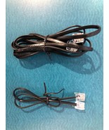LOT OF BLACK TELEPHONE CABLE WIRES - $12.19 CAD