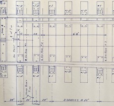 1948 Railroad Bangor Aroostook Split Switch Blueprint Tracks Rail F19 DW... - $118.11