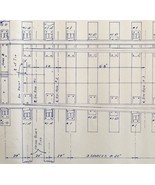 1948 Railroad Bangor Aroostook Split Switch Blueprint Tracks Rail F19 DW... - $118.11