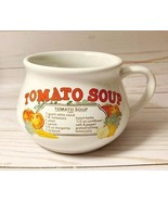 Vintage collectible ceramic soup mug bowl tomato soup recipe - £11.87 GBP