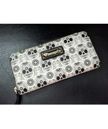 Loungefly Black White Sugar Skull Zipper Wallet 8 x 4 Inches - $40.60 CAD