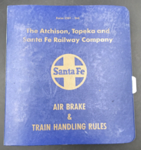 1995 ATSF Santa Fe Railway Air Brake &amp; Train Handling Rules Form 2501 St... - $13.99