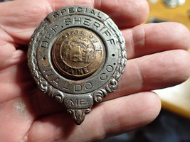 WALDO COUNTY MAINE SPECIAL DEPUTY SHERIFF  BADGE BX #30 - $2,403.26 MXN
