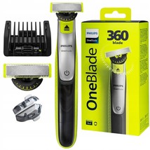 Afeitadora Philips OneBladeE QP2730 360 Blade Cortadora de Barba Eléctrica... - £67.64 GBP