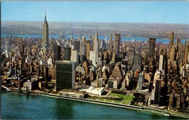 VTG Postcard, United Nations Building with East River, Empire State Bldg. , NYC - £5.32 GBP