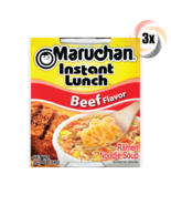 6x Cups Maruchan Instant Lunch Beef Ramen Noodles | 2.25oz | Ready in 3 ... - $374.43 MXN