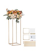 VEVOR 10PCS 31.5inch High Wedding Flower Stand, With Acrylic Laminate,Me... - $166.99