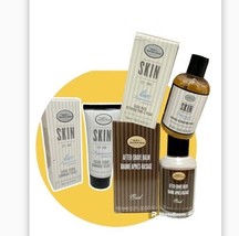 3 set The Art of Shaving After-Shave Balm Oud 100 ml  Facial Scrub &amp; facial wash - £43.29 GBP
