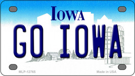 Go Iowa Novelty Mini Metal License Plate Tag - $14.95