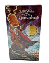 Cecil B. DeMilles The Ten Commandments VHS Set Paramount Sealed Heston Brynner - £45.57 GBP