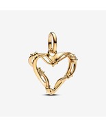 14K Gold-Plated ME Wire Heart Dangle Charm Medallion Charm 762526C00 - $19.89 CAD
