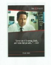 THE X FILES 2018 RITTENHOUSE SEASONS 10 &amp;11 THE QUOTABLE (PLUS ONE) CARD... - £3.94 GBP