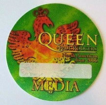 Queen Backstage Pass American Tour Paul Rodgers Original 2006 Hard Rock Green - £17.51 GBP