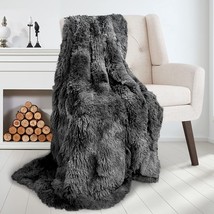 Maxicozy Faux Fur Throw Blanket, Soft Fluffy Sherpa And Fleece, Chair And Couch - £31.62 GBP