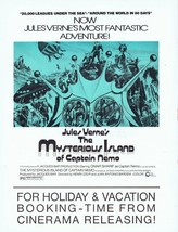 Mysterious Island of Captain Nemo 1974 ORIGINAL Vintage 9x12 Industry Ad - £15.48 GBP