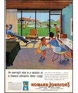 1950s Howard Johnson&#39;s Restaurants &amp; Motor Lodges PRINT AD BX2 - $11.39