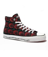 Converse Red Roses MUCH LOVE Hightop Unisex Shoes 2 Sets Laces White Bar... - $160.00 CAD+