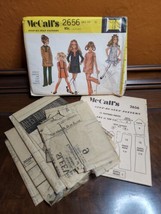 VTG 1970 McCalls 2656 Pattern Girls Dress or Top and Pants Girls sz 10 Cut - £19.77 GBP