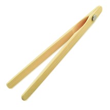 Norpro 1982 8" Bamboo 8" Toaster Tongs with Magnet, One Size - $12.99