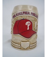 Vintage Philadelphia Phillies Beer Stein Mug NFL Football 3D Raised Figures - €21,55 EUR
