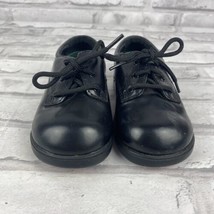 Buster Brown Kids Dress Shoes Black Genuine Leather Size 6M - £11.88 GBP