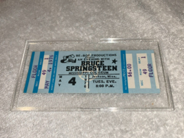 Bruce Springsteen 1976 Unused Concert Ticket Jackson Mississippi The Boss Usa B - £39.48 GBP