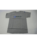 SPARCO Mens T-Shirt Logo Short Sleeve Motorsports Racing Grey EXTRA SMAL... - $381.30 MXN