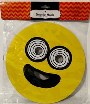 Emoji GOOGLE EYES Novelty Mask ~ 10&quot; Diameter ~ NEW ~ Halloween or Party... - £3.26 GBP