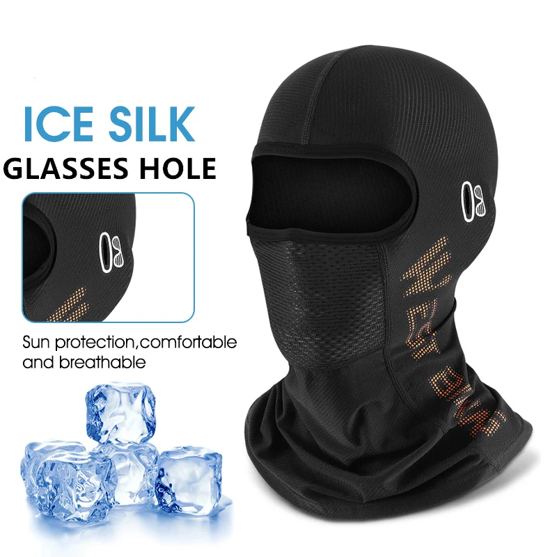 WEST BI Summer Cycling Balaclava Bike Motorcycle  Protection Ice Silk Hat Face C - £19.28 GBP