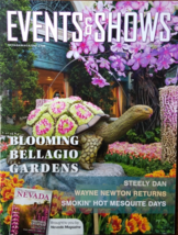 Bellagio Gardens, Steely Dan, Wayne Newton @ Events &amp; Shows  Vegas Mag May 2016 - £3.87 GBP