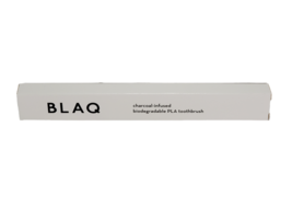 BLAQ Charcoal Infused Biodegradable PLA Toothbrush - £5.50 GBP